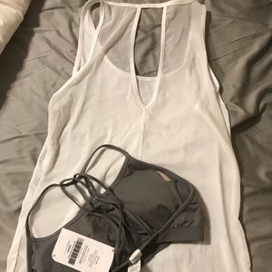 Fabletics Camila Sports Bra + Top (M)